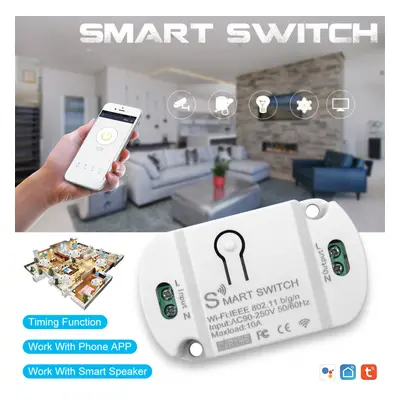 WiFi Smart Switch Wireless Remote Switch APP Control Universal Smart Home Automation Module Voic