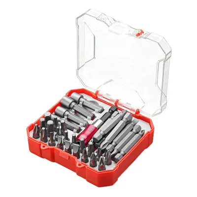 34pcs Screwdriver Bit Set Slotted Phillips Hex Torx Screwdriver Bits Nut Bit Holder