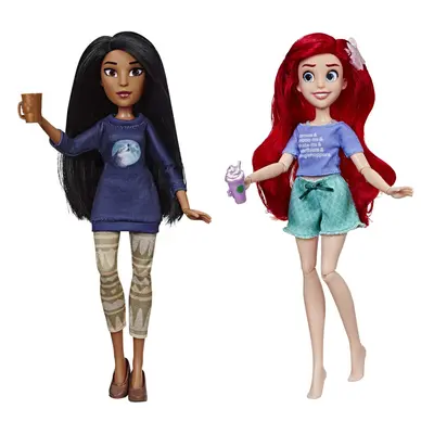 Disney Princess Ralph Breaks The Internet Movie Dolls, Ariel and Pocahontas Dolls with Comfy Clo