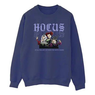 (XXL, Navy Blue) Disney Womens/Ladies Hocus Pocus Hallows Eve Sweatshirt