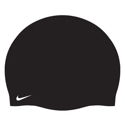 Nike Swim Unisex Solid Silicone Adult Cap Black/White - OS