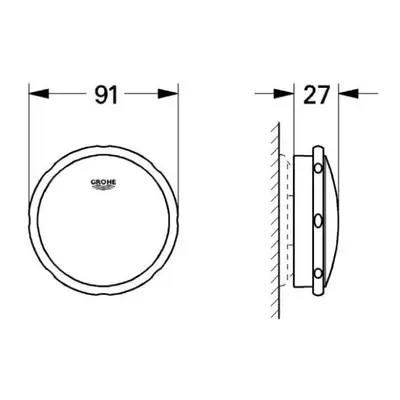 GROHE | Talento Waste and Overflow Bath Set