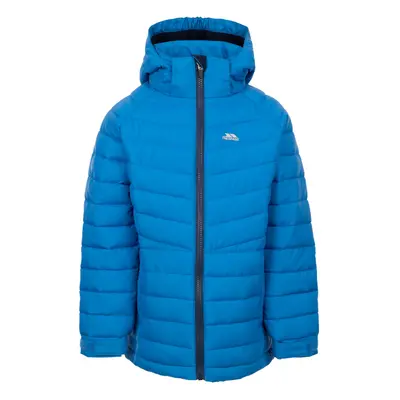 (7-8 Years, Blue) Trespass Kids Padded Jacket with Hood Eelow