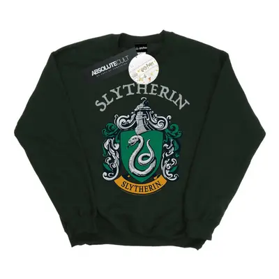 (S, Forest Green) Harry Potter Mens Slytherin Crest Sweatshirt