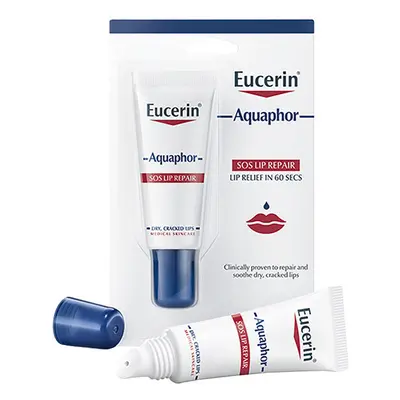 Eucerin Aquaphor Repair Cracked Lips Long-Lasting Moisturizer Shea Butter 10ml