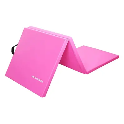 BalanceFrom 1.5" Thick Tri-Fold Folding Exercise Mat with Carrying Handles for MMA, Gymnastics a