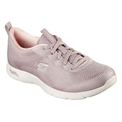 (Brown, (Adults')) Skechers Arch Fit Refine Classy Doll Textile Women's Dark Taupe Trainers