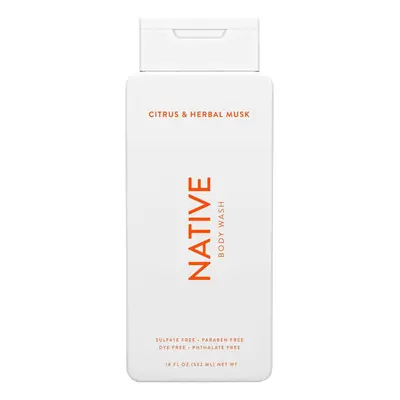 Native Body Wash - Citrus & Herbal Musk - oz (532ml)