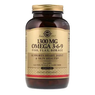 Solgar Omega 3-6-9 Fish, Flax,Borage Softgels 120's