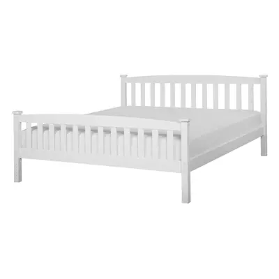 Bed Wood GIVERNY x cm (EU Double) White