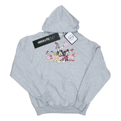 (XXL, Sports Grey) Disney Womens/Ladies Mickey Mouse Love Friends Hoodie