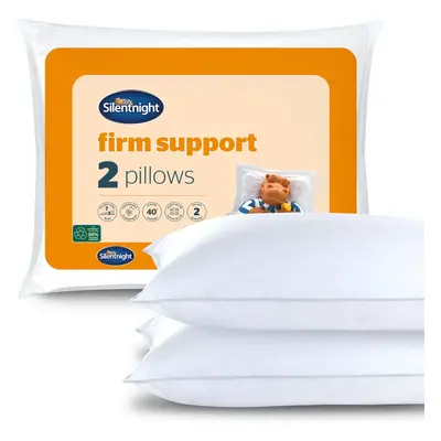 Silentnight Firm Support Pillow Pack of - Side Sleeper Pillows for Sleeping Neck Back Orthopaedi