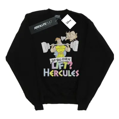 (XXL, Black) Disney Womens/Ladies Hercules Do You Even Lift? Sweatshirt