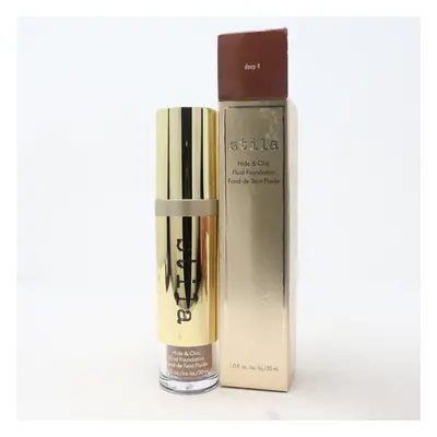 (Deep 4) Stila Hide & Chic Fluid Foundation 1.0oz/30ml New With Box