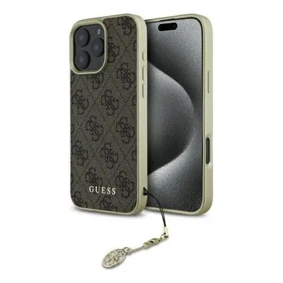 Guess 4G Charms Collection Case for iPhone Pro 6.3" Brown - GUHCP16LGF4GBR