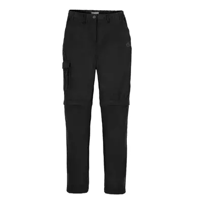 (14 UK R, Black) Craghoppers Womens/Ladies Expert Kiwi Convertible Cargo Trousers