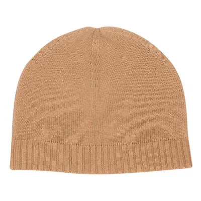 'Bowness' Caramel Cashmere & Merino Wool Beanie Hat