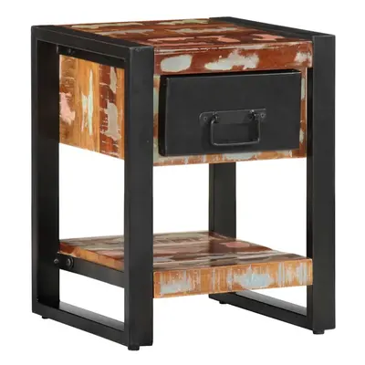 (multicolour, pcs) vidaXL Bedside Cabinets pcs Multicolour Solid Rough Wood Mango bedside table