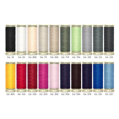 Gutermann Sew-All Polyester Thread Set Spools-Basics