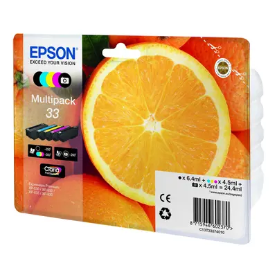 EPSON Claria Oranges Premium Photo Ink Cartridge - Black/Cyan/Magenta/Yellow