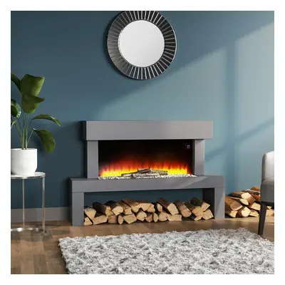 48 Inch WIFI Electric Fire Freestanding Fireplace