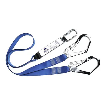 Portwest FP51 Webbed Shock Absorber Double Lanyard