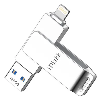 MFI CERTIFIED 128GB Memory Stick for iPhone iPad USB 3.0 Lightning Flash Drive External Storage 