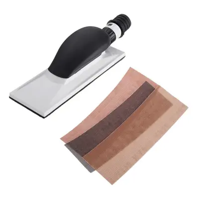 (Type B:1 x Hand Push Plate & x Sanpapers) Plastic Vacuum Hand Push Pad Polishing Grinding Plate