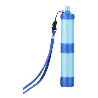 (Blue) 1000L Water Filter Portable Purifier Cleaner Emergency Camping Travel Safety Survival Hyd