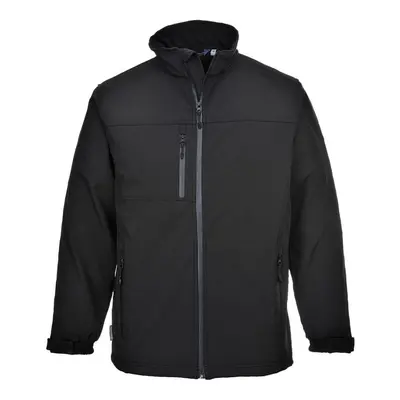 (XL, Black) Portwest Mens Soft Shell Jacket