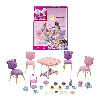 Tea Party Playset for Preschoolers, My First Barbie Tea Party Playset and Accessories, Preschool