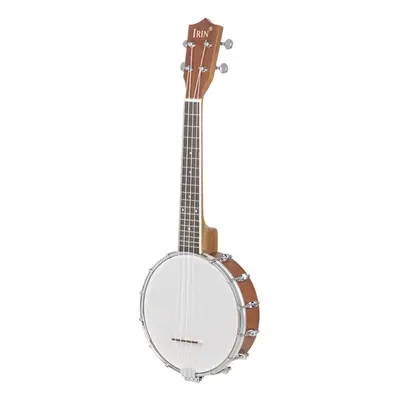 IRIN Inch Banjo Sapele Wood Strings Banjolele Concert Size