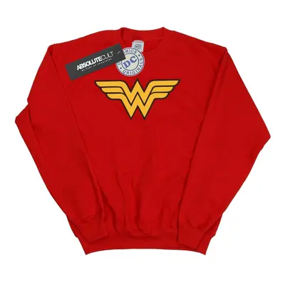 (3XL, Red) DC Comics Mens Wonder Woman Logo Sweatshirt