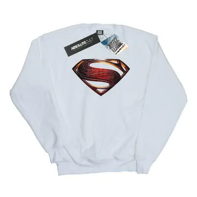 (XXL, White) DC Comics Mens Justice League Movie Superman Emblem Sweatshirt