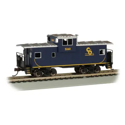 Bachmann Chesapeake Ohio Ho Scale Wide Vision Caboose Prototypical Dark Blue