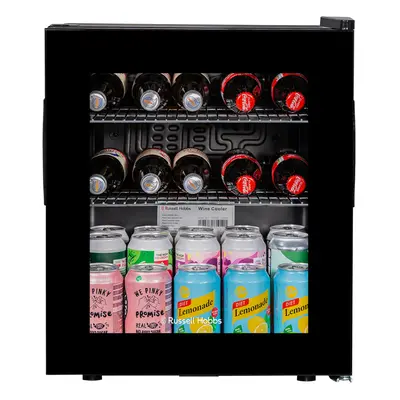 Russell Hobbs Drinks Fridge Mini Beverage Cooler 46L RH46TTBC1241B