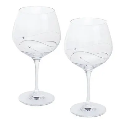 Dartington Crystal - Glitz Crystal Gin and Tonic Copa Glasses, Set of x 610ml - Gift Boxed