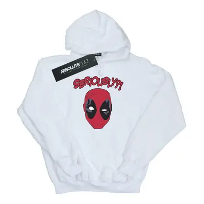 (M, White) Marvel Womens/Ladies Deadpool Seriously Hoodie