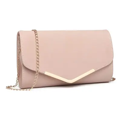 Miss Lulu Women Clutches Soft Suede Velvet Pu Evening Party Wedding Chain Bag Envelope Purse Clu