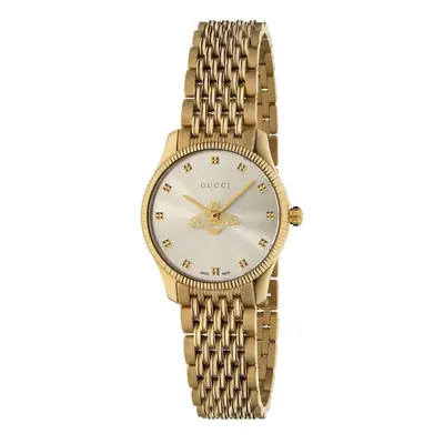 Watch Gucci G-Timeless YA1265021 mm Gold Ip steel Silver Dial Bee