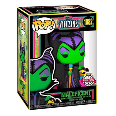 Funko POP Figure Disney Villains Maleficent Black Light Exclusive