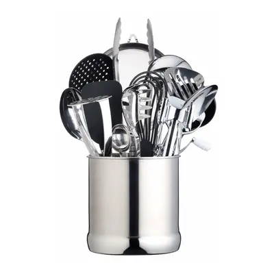 MasterClass Extra Large Stainless Steel Utensil Holder