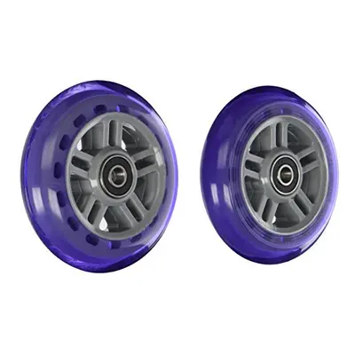 Razor PU A Scooter Series Wheels with Bearings - Set of - Purple