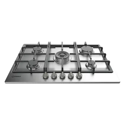 INDESIT THP W/IX/I Gas Hob - Stainless Steel, Stainless Steel