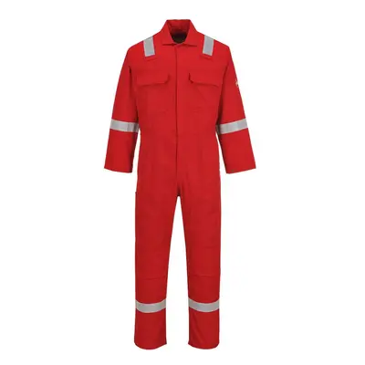 (XXL R, Red) Portwest Unisex Adult Iona Bizweld Fire Resistant Overalls