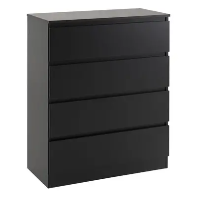 Malvern Chest Of Drawer In Black Finish