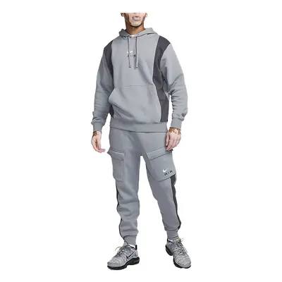 (Grey, S) NIKE Air FV0167 Mens Tracksuit Fleece Grey