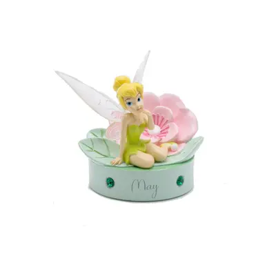 Disney Tinkerbell Hand Painted Birthday Figurine with Birthstone - May