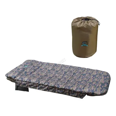 (95cm Wide) CARPZILLA Season Carp Fishing Sleeping Bag Camping Fleece Lined Camo