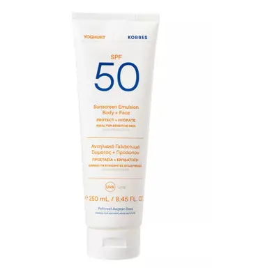 KORRES YOGHURT Sunscreen Body + Face Lotion SPF50 - 250ml